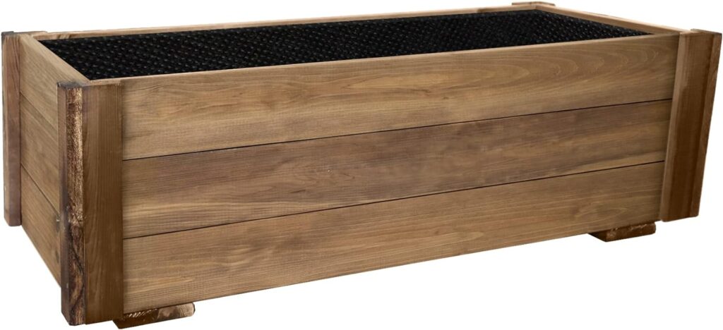 PLANTAWA Jardinera de Cultivo Rectangular 90 x 40 x 30 cm