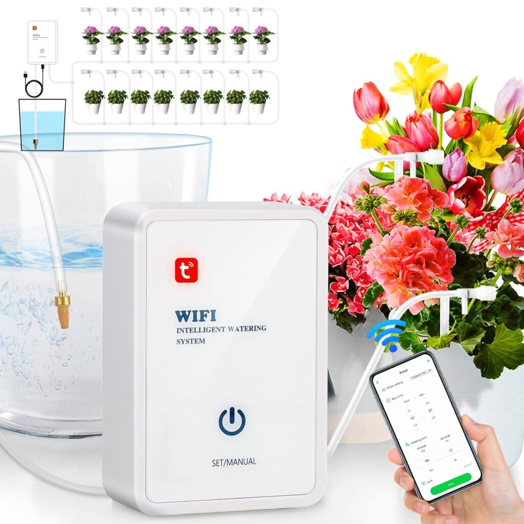 Riego Automatico Macetas, Diealles Shine Programador Riego Automatico WiFi